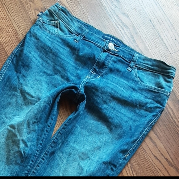Rock & Republic Jeans Skinny Leg Size 14/32 Flap Pocket Crop NWOT - Picture 5 of 12